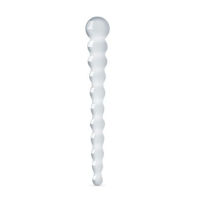 Скляний ділдо у вигляді намистин Gildo Glass Dildo No. 20
