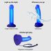 Дилдо, що світиться Strap-On-Me Glow-LED Dildo Purple - M