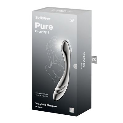 Металевий дилдо Satisfyer Pure Gravity 3