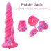Фантазійний фалоімітатор 10.12″ для секс-машин Hismith Silicone Dildo rose Monster Series, KlicLok Фантазійний фалоімітатор 10.12″ для секс-машин Hismith Silicone Dildo rose Monster Series, KlicLok