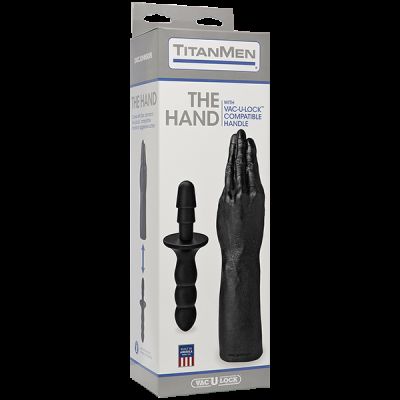 Рука для фістингу Doc Johnson Titanmen The Hand with Vac-U-Lock Compatible Handle, діаметр 6,9 см
