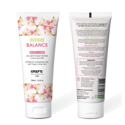 Гель для інтимної гігієни EXSENS Intime Balance (100 мл) з екстрактом листя органічного алое