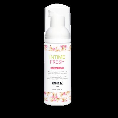 Піна для інтимної гігієни EXSENS Intime Fresh 150 мл, екстракт троянди і алое вера, натуральна