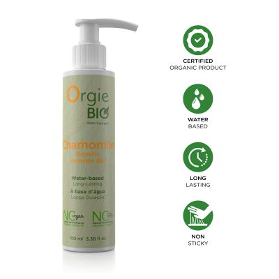 Гель для інтимної гігієни Orgie – Bio Chamomile Organic Intimate Gel (100 мл), екстракт ромашки Гель для інтимної гігієни Orgie – Bio Chamomile Organic Intimate Gel (100 мл), екстракт ромашки