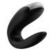 Смартвібратор для пар Satisfyer Double Fun (Black) з пультом ДК Смартвібратор для пар Satisfyer Double Fun (Black) з пультом ДК