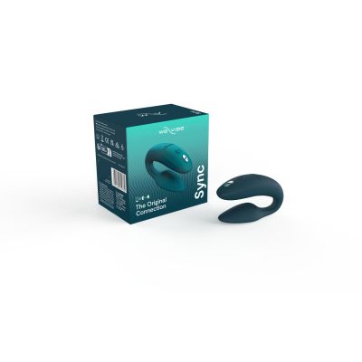 Смартвібратор для пар We-Vibe Sync 2 Green Velvet, 10 віброрежимів, пульт ДК