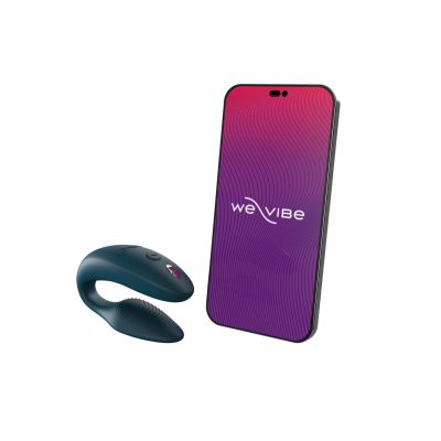 Смартвібратор для пар We-Vibe Sync 2 Green Velvet, 10 віброрежимів, пульт ДК 