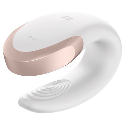 Смартвібратор для пар Satisfyer Double Love (White)