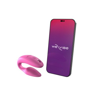 Смартвібратор для пар We-Vibe SYNC 2 Rose, 10 віброрежимів, пульт ДК