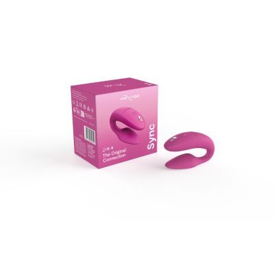 Смартвібратор для пар We-Vibe SYNC 2 Rose, 10 віброрежимів, пульт ДК