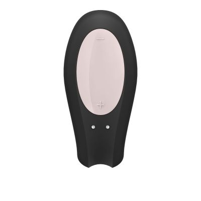 Смартвібратор для пар Satisfyer Double Joy Black із широким кліторальним стимулятором
