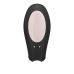 Смартвібратор для пар Satisfyer Double Joy Black із широким кліторальним стимулятором