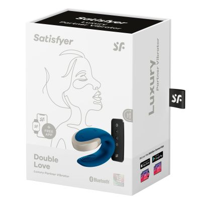 Смартвібратор для пар Satisfyer Double Love (Blue)