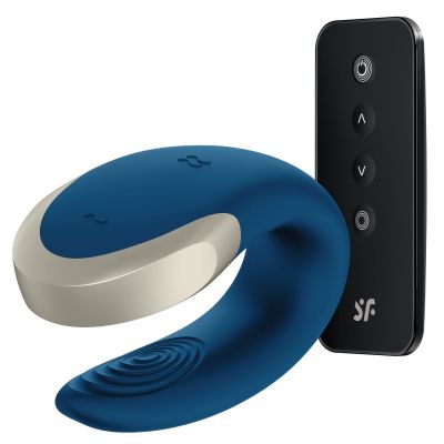 Смартвібратор для пар Satisfyer Double Love (Blue)