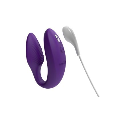 Смартвібратор для пар We-Vibe SYNC 2 Purple, 10 віброрежимів, пульт ДК