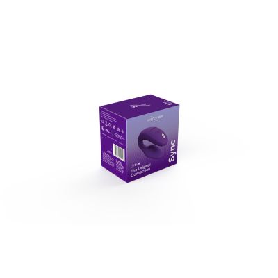 Смартвібратор для пар We-Vibe SYNC 2 Purple, 10 віброрежимів, пульт ДК