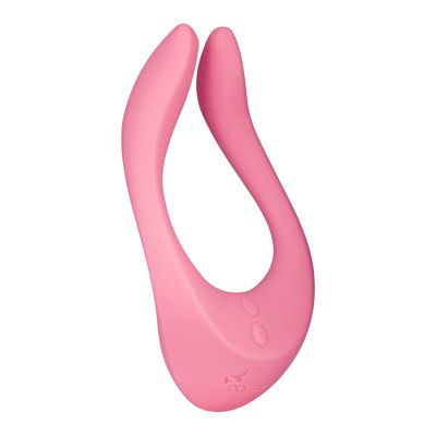 Вібратор для пар Satisfyer Endless Joy Pink, 3 незалежні мотори, багатофункціональний Вібратор для пар Satisfyer Endless Joy Pink, 3 незалежні мотори, багатофункціональний