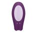 Смартвібратор для пар Satisfyer Double Joy Violet із широким кліторальним стимулятором