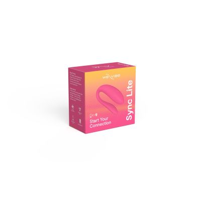 Смартвібратор для пар We-Vibe SYNC Lite Pink, 10 віброрежимів, можна поєднувати з проникним сексом