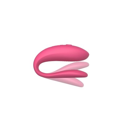 Смартвібратор для пар We-Vibe SYNC Lite Pink, 10 віброрежимів, можна поєднувати з проникним сексом