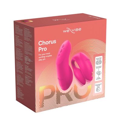 Смарт-вібратор для пар We-Vibe Chorus Pro Electric Pink Смарт-вібратор для пар We-Vibe Chorus Pro Electric Pink