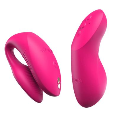 Смарт-вібратор для пар We-Vibe Chorus Pro Electric Pink Смарт-вібратор для пар We-Vibe Chorus Pro Electric Pink