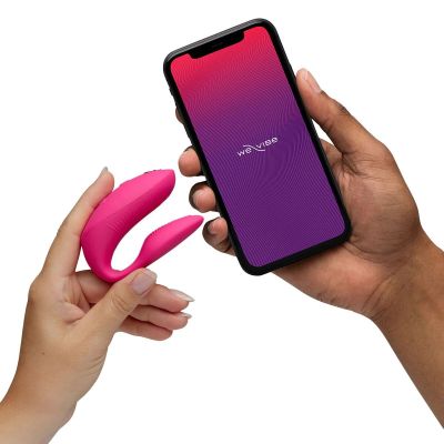 Смарт-вібратор для пар We-Vibe Chorus Pro Electric Pink Смарт-вібратор для пар We-Vibe Chorus Pro Electric Pink