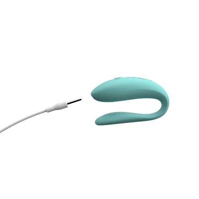 Смартвібратор для пар We-Vibe Sync Lite Aqua, 10 віброрежимів, можна поєднувати з проникним сексом