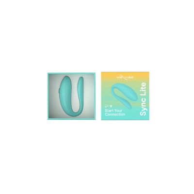 Смартвібратор для пар We-Vibe Sync Lite Aqua, 10 віброрежимів, можна поєднувати з проникним сексом
