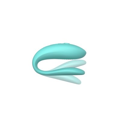 Смартвібратор для пар We-Vibe Sync Lite Aqua, 10 віброрежимів, можна поєднувати з проникним сексом