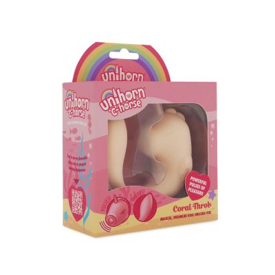 Вібратор-єдиноріжка Unihorn - C Horse - Coral Throb, вагінально-кліторальна стимуляція Вібратор-єдиноріжка Unihorn - C Horse - Coral Throb, вагінально-кліторальна стимуляція