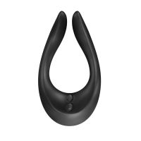 Вібратор для пар Satisfyer Endless Joy Black, 3 незалежні мотори, багатофункціональний Вібратор для пар Satisfyer Endless Joy Black, 3 незалежні мотори, багатофункціональний