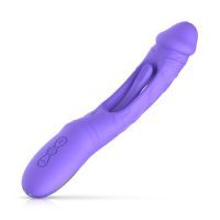 Вібратор Good Vibes Only - Flax Vibrating Dildo with G-Spot Stimulator Вібратор Good Vibes Only - Flax Vibrating Dildo with G-Spot Stimulator
