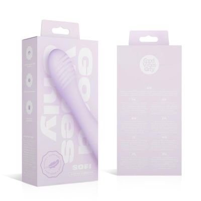 Вібратор Good Vibes Only - SOFI G-Spot Vibrator Soft Silicone - Purple Вібратор Good Vibes Only - SOFI G-Spot Vibrator Soft Silicone - Purple