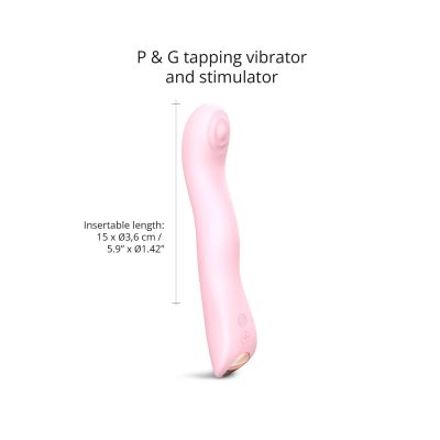 Вібратор Love To Love SWAP - BABY PINK, з пульсівною перлиною для зони G, 3 мотори, гнеться