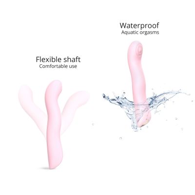 Вібратор Love To Love SWAP - BABY PINK, з пульсівною перлиною для зони G, 3 мотори, гнеться