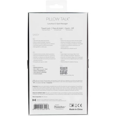 Розкішний вібратор Pillow Talk — Sassy Teal із кристалом «Сваровські» для зони G, подарункове паковання