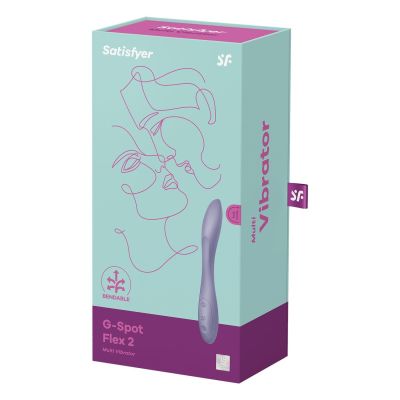 Універсальний вібратор Satisfyer G-Spot Flex 2, гнучкий стовбур із фіксацією положення Універсальний вібратор Satisfyer G-Spot Flex 2, гнучкий стовбур із фіксацією положення