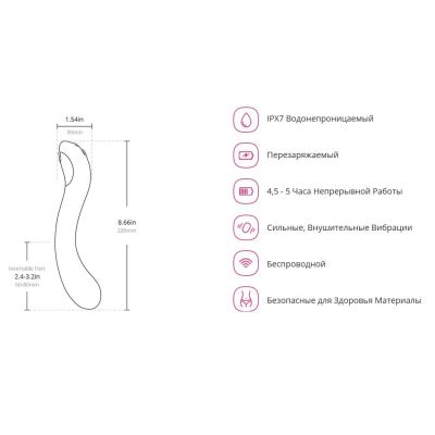 Осцилювальний смартвібратор для зони G Lovense Osci 2