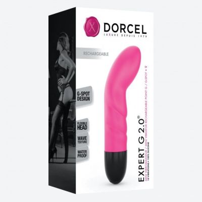 Вібратор Dorcel Expert G 2.0 Magenta для зони G, що перезаряджається Вібратор Dorcel Expert G 2.0 Magenta для зони G, що перезаряджається