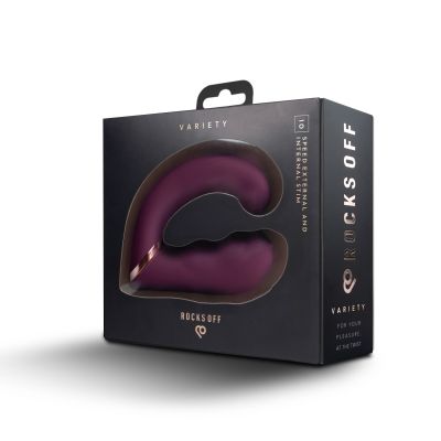 Вібратор Rocks Off Gemini Burgundy Вібратор Rocks Off Gemini Burgundy