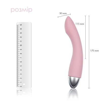 Вібратор для зони G з інтелектуальним режимом Svakom Amy Pale Pink
