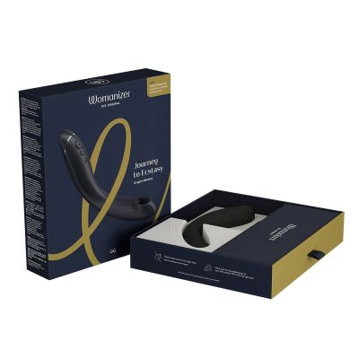 Вібратор для зони G з вакуумною стимуляцією Womanizer OG Dark Grey Вібратор для зони G з вакуумною стимуляцією Womanizer OG Dark Grey