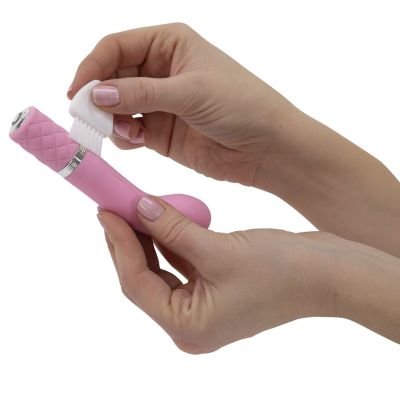 Розкішний вібратор Pillow Talk — Racy Pink із кристалом «Сваровські» для зони G, подарункове паковання