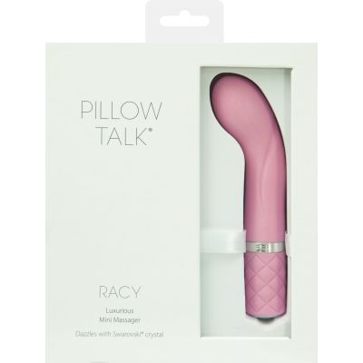 Розкішний вібратор Pillow Talk — Racy Pink із кристалом «Сваровські» для зони G, подарункове паковання