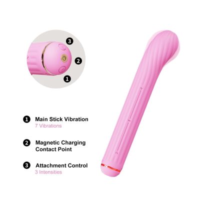 Вібратор Otouch Magic Stick S1 Plus - Pink Вібратор Otouch Magic Stick S1 Plus - Pink
