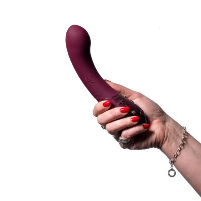 Вібратор для зони G Hot Octopuss KURVE, Treble and Bass Technology, 2 мотори, м’який кінчик Вібратор для зони G Hot Octopuss KURVE, Treble and Bass Technology, 2 мотори, м’який кінчик