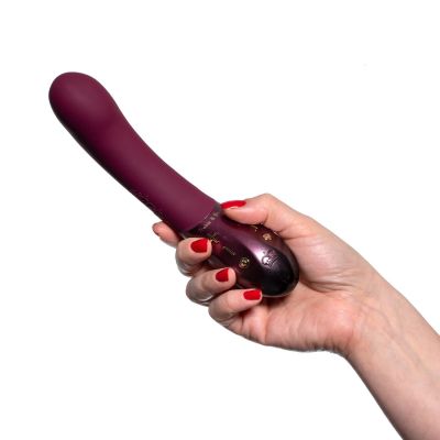 Вібратор для зони G Hot Octopuss KURVE, Treble and Bass Technology, 2 мотори, м’який кінчик Вібратор для зони G Hot Octopuss KURVE, Treble and Bass Technology, 2 мотори, м’який кінчик