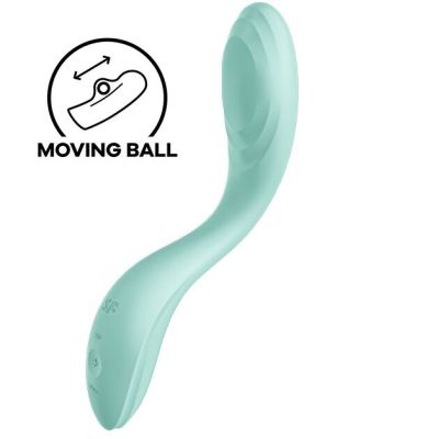 Вібратор із перлинною стимуляцією зони G Satisfyer Rrrolling Pleasure Mint