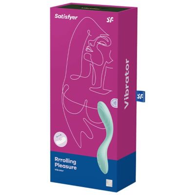 Вібратор із перлинною стимуляцією зони G Satisfyer Rrrolling Pleasure Mint